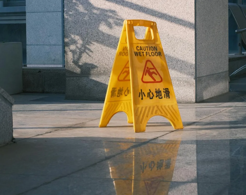 Slip and fall sign